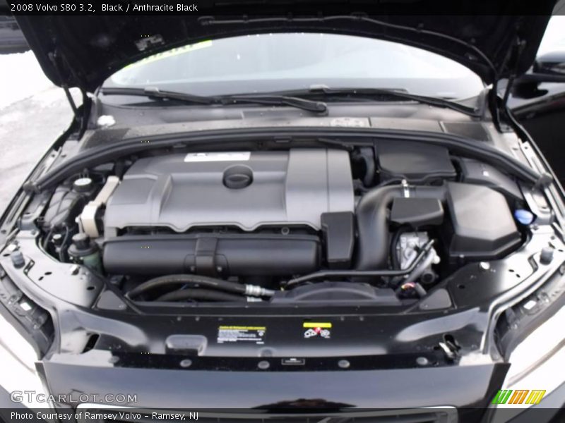Black / Anthracite Black 2008 Volvo S80 3.2