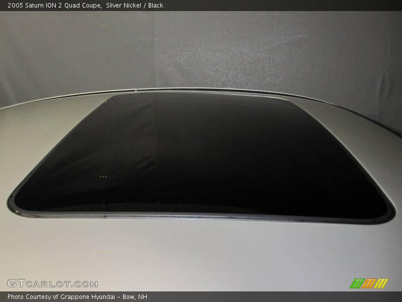 Silver Nickel / Black 2005 Saturn ION 2 Quad Coupe