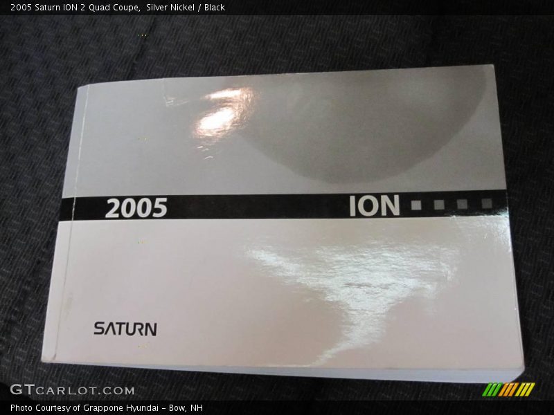 Silver Nickel / Black 2005 Saturn ION 2 Quad Coupe
