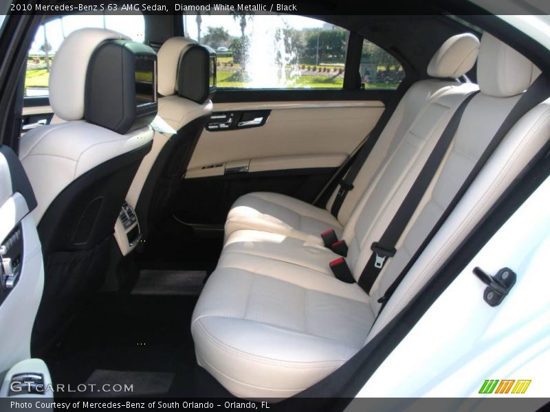Diamond White Metallic / Black 2010 Mercedes-Benz S 63 AMG Sedan