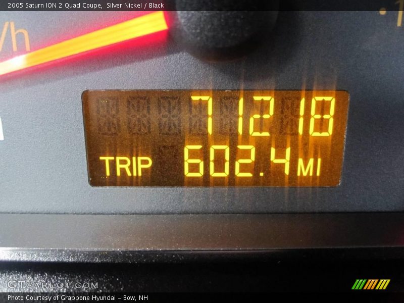 Silver Nickel / Black 2005 Saturn ION 2 Quad Coupe