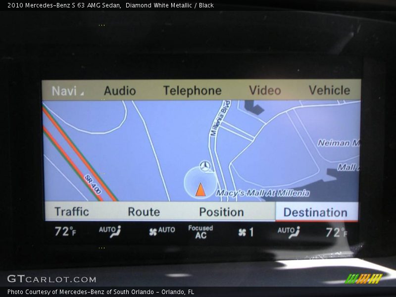 Diamond White Metallic / Black 2010 Mercedes-Benz S 63 AMG Sedan