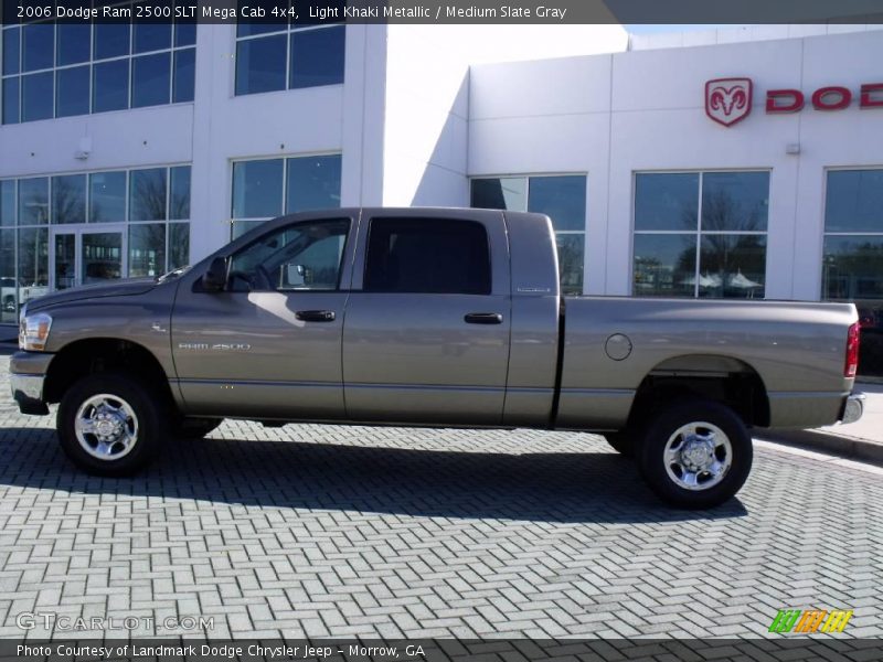 Light Khaki Metallic / Medium Slate Gray 2006 Dodge Ram 2500 SLT Mega Cab 4x4