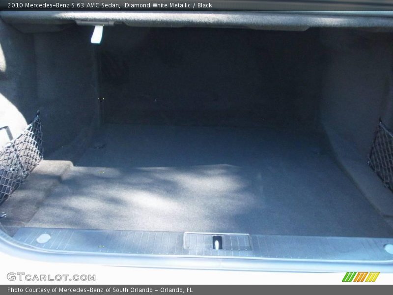 Diamond White Metallic / Black 2010 Mercedes-Benz S 63 AMG Sedan