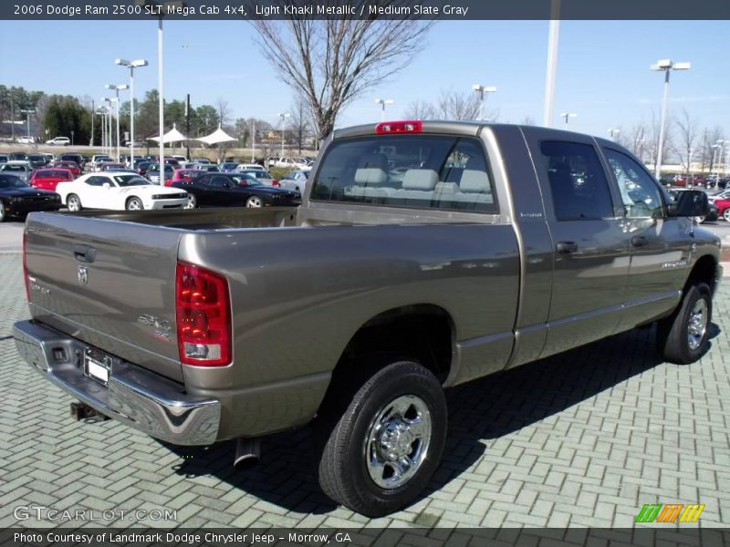Light Khaki Metallic / Medium Slate Gray 2006 Dodge Ram 2500 SLT Mega Cab 4x4