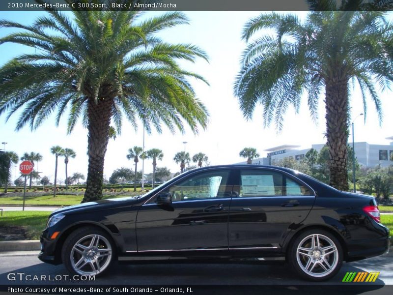 Black / Almond/Mocha 2010 Mercedes-Benz C 300 Sport