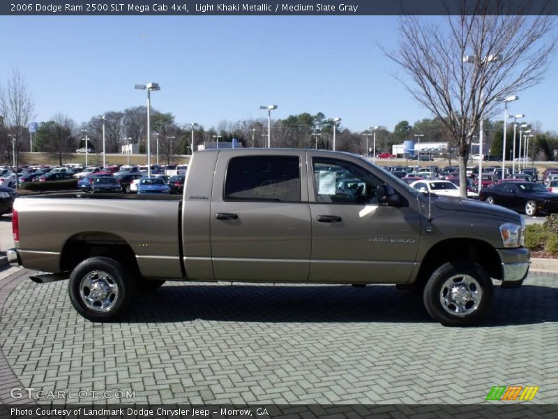 Light Khaki Metallic / Medium Slate Gray 2006 Dodge Ram 2500 SLT Mega Cab 4x4