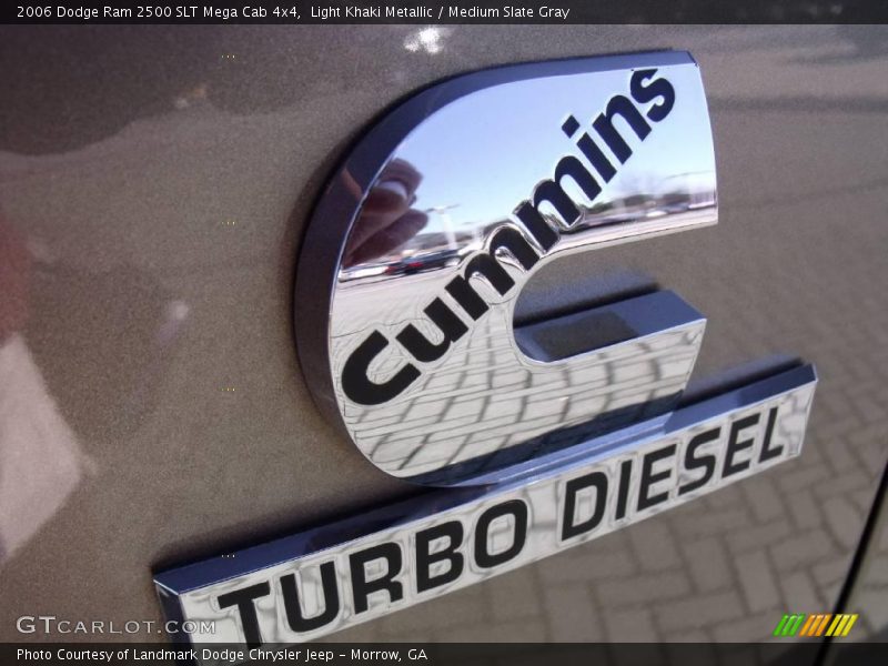 Light Khaki Metallic / Medium Slate Gray 2006 Dodge Ram 2500 SLT Mega Cab 4x4