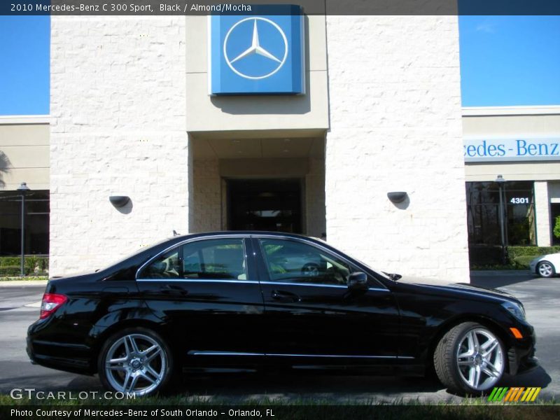 Black / Almond/Mocha 2010 Mercedes-Benz C 300 Sport
