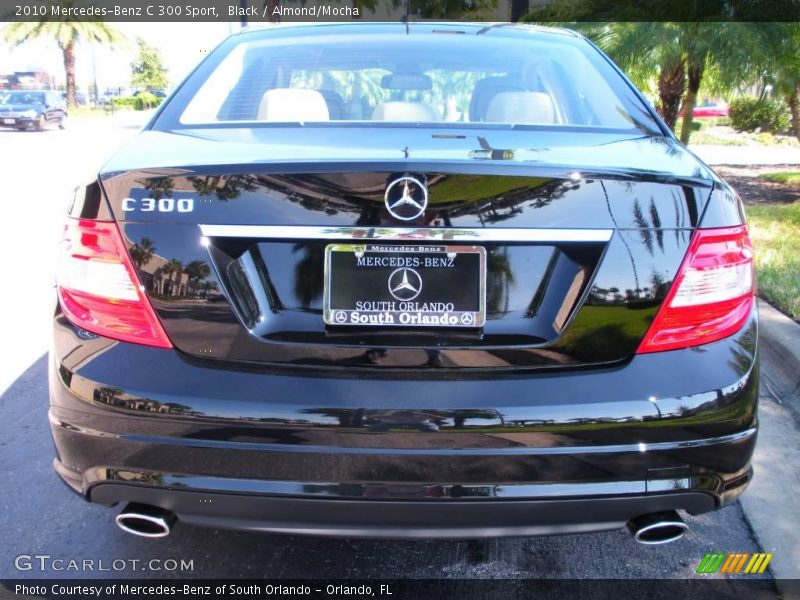 Black / Almond/Mocha 2010 Mercedes-Benz C 300 Sport