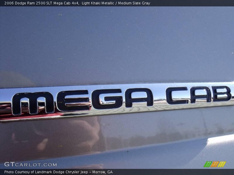 Light Khaki Metallic / Medium Slate Gray 2006 Dodge Ram 2500 SLT Mega Cab 4x4