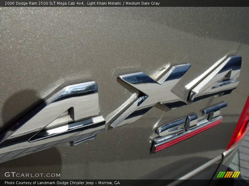 Light Khaki Metallic / Medium Slate Gray 2006 Dodge Ram 2500 SLT Mega Cab 4x4