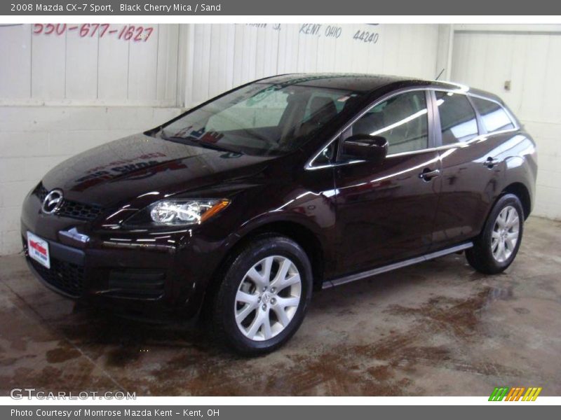 Black Cherry Mica / Sand 2008 Mazda CX-7 Sport