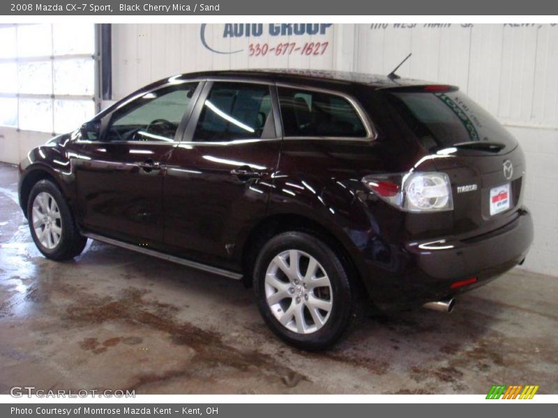 Black Cherry Mica / Sand 2008 Mazda CX-7 Sport