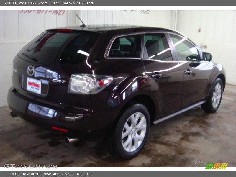 Black Cherry Mica / Sand 2008 Mazda CX-7 Sport