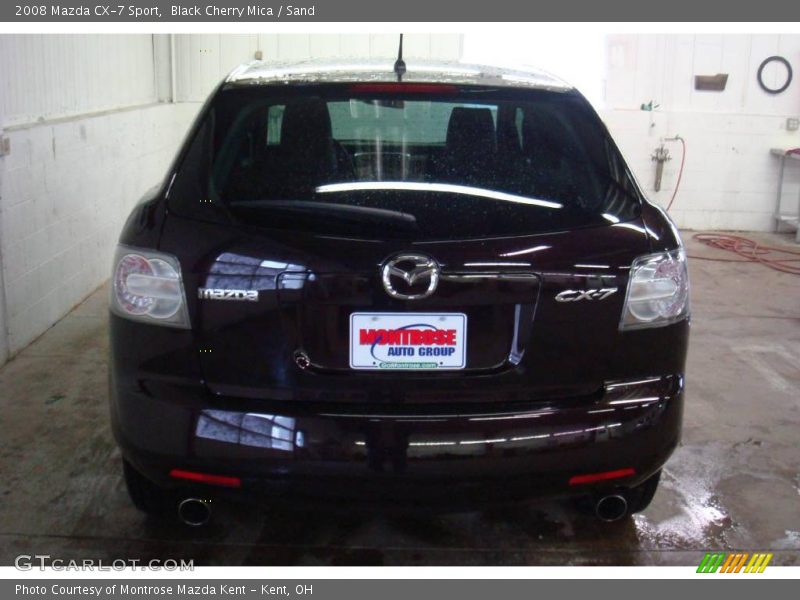 Black Cherry Mica / Sand 2008 Mazda CX-7 Sport