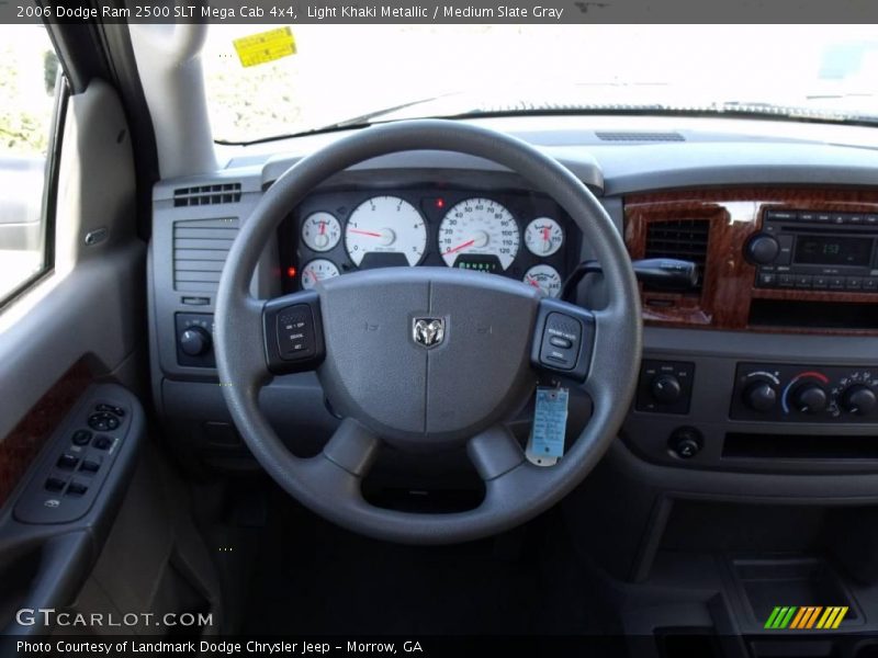 Light Khaki Metallic / Medium Slate Gray 2006 Dodge Ram 2500 SLT Mega Cab 4x4
