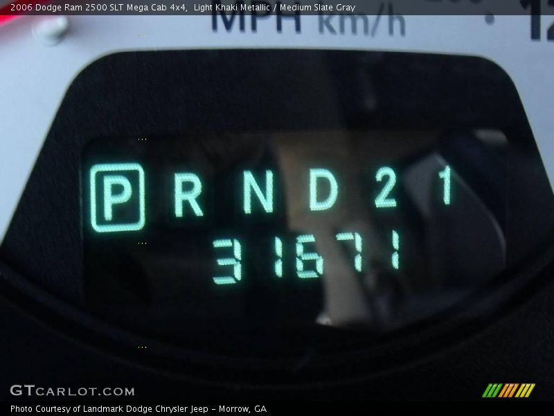 Light Khaki Metallic / Medium Slate Gray 2006 Dodge Ram 2500 SLT Mega Cab 4x4