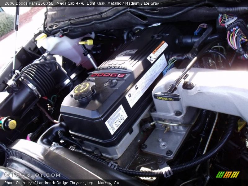 Light Khaki Metallic / Medium Slate Gray 2006 Dodge Ram 2500 SLT Mega Cab 4x4