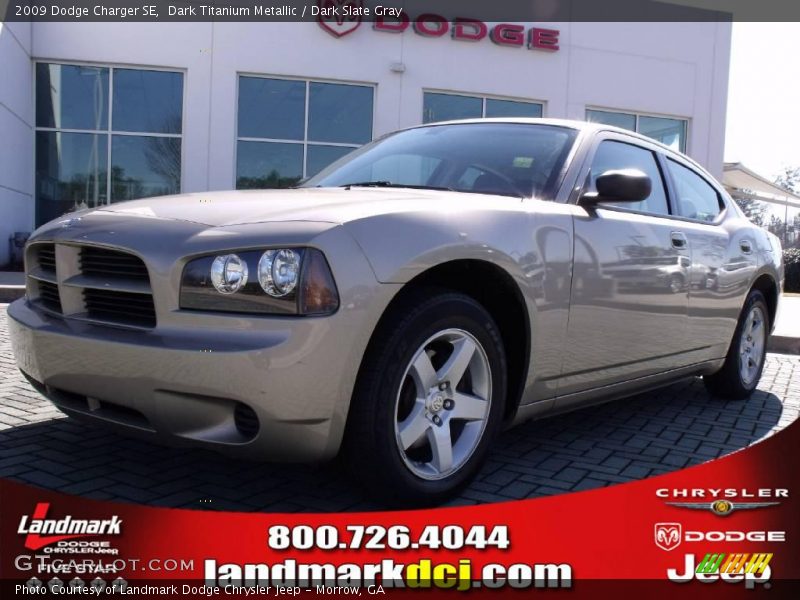Dark Titanium Metallic / Dark Slate Gray 2009 Dodge Charger SE