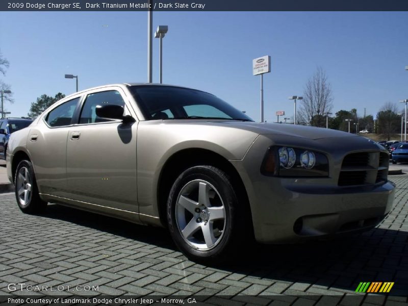 Dark Titanium Metallic / Dark Slate Gray 2009 Dodge Charger SE