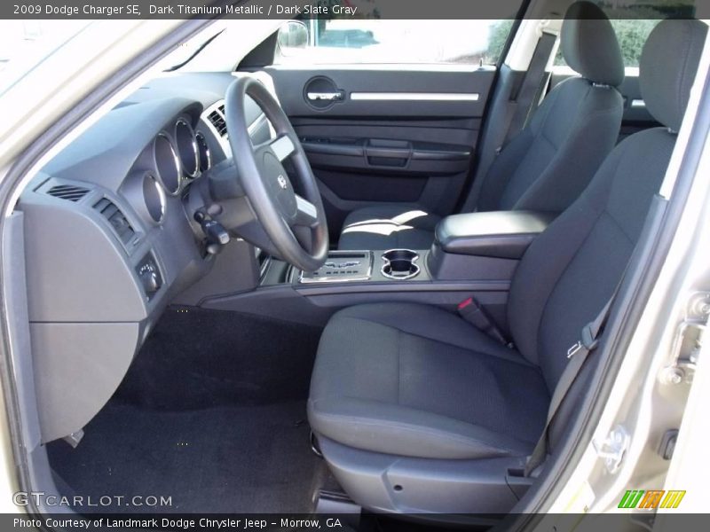 Dark Titanium Metallic / Dark Slate Gray 2009 Dodge Charger SE