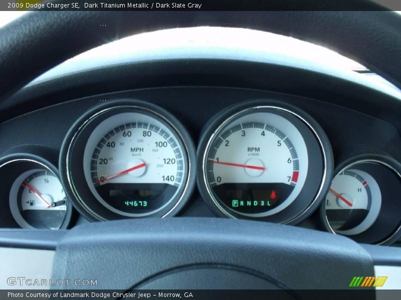 Dark Titanium Metallic / Dark Slate Gray 2009 Dodge Charger SE