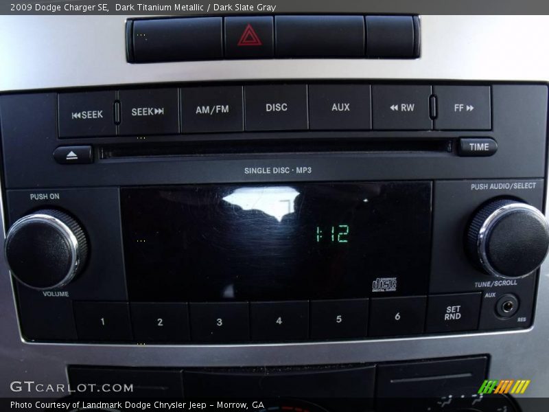 Dark Titanium Metallic / Dark Slate Gray 2009 Dodge Charger SE