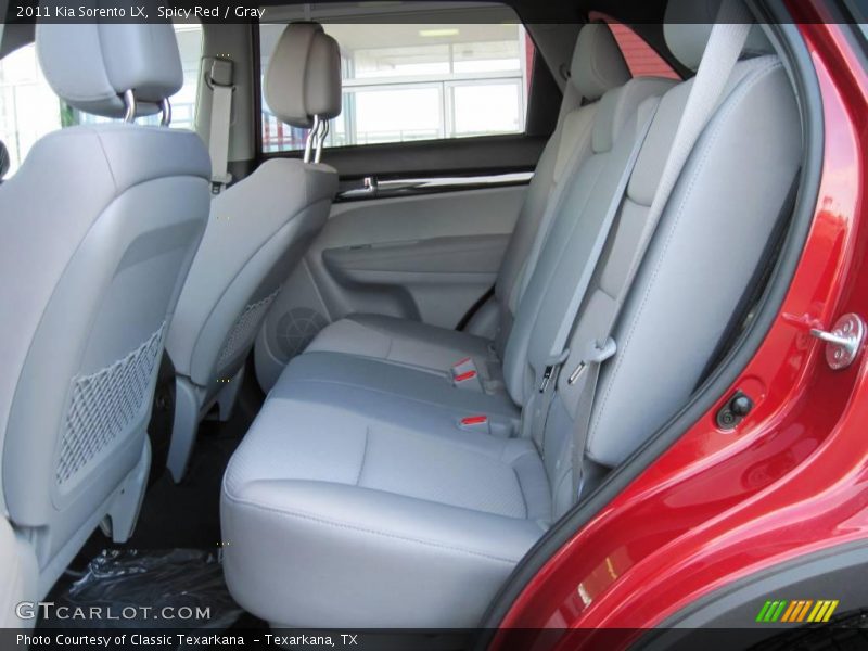 Spicy Red / Gray 2011 Kia Sorento LX