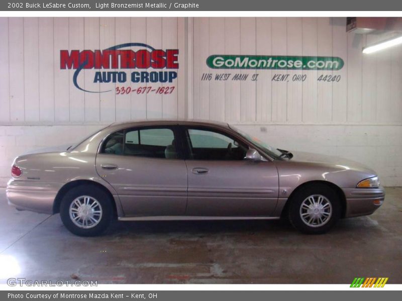 Light Bronzemist Metallic / Graphite 2002 Buick LeSabre Custom