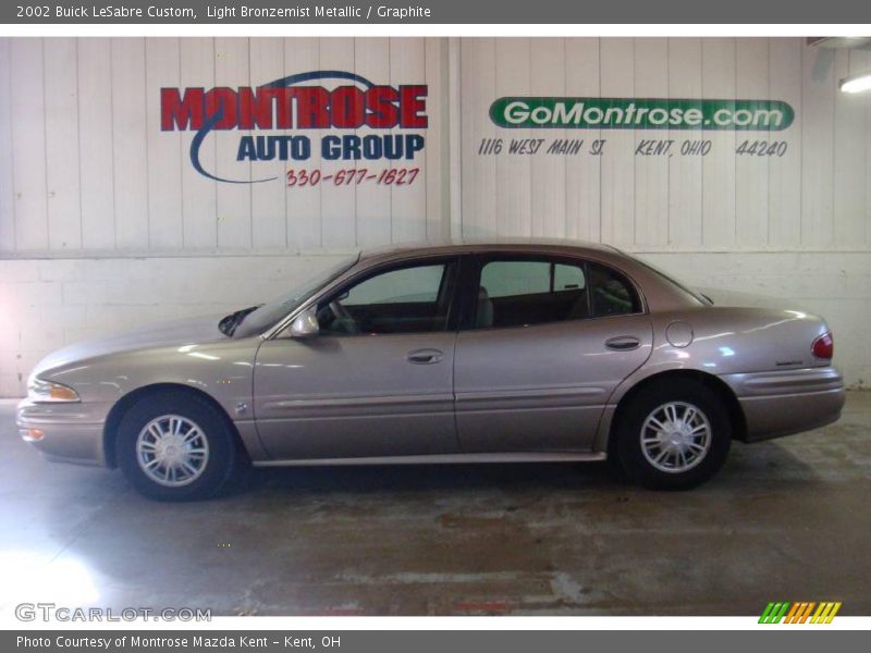 Light Bronzemist Metallic / Graphite 2002 Buick LeSabre Custom