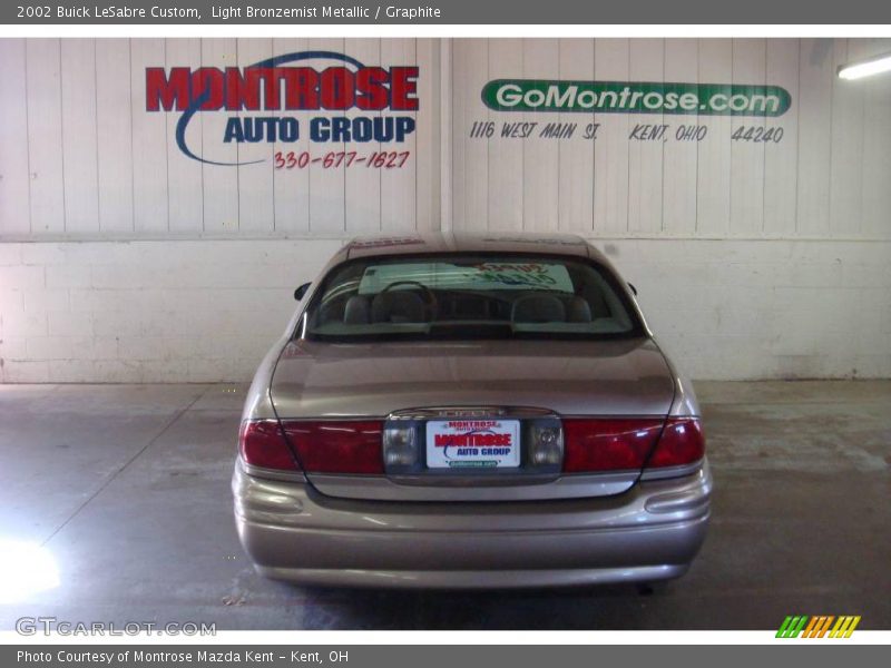 Light Bronzemist Metallic / Graphite 2002 Buick LeSabre Custom