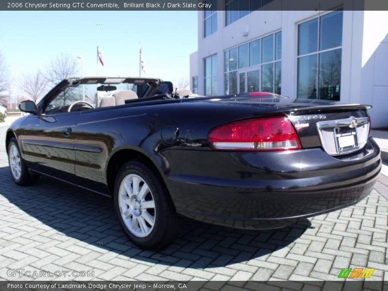 Brilliant Black / Dark Slate Gray 2006 Chrysler Sebring GTC Convertible