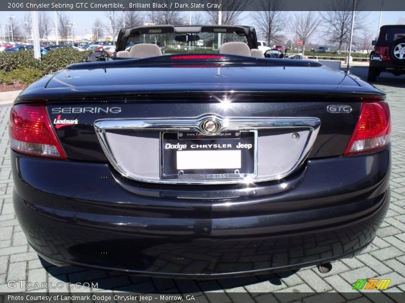 Brilliant Black / Dark Slate Gray 2006 Chrysler Sebring GTC Convertible