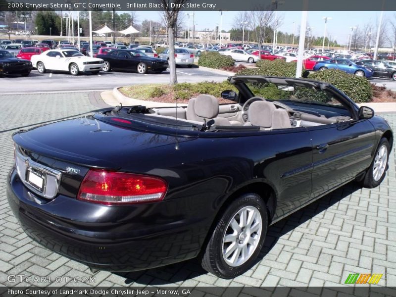 Brilliant Black / Dark Slate Gray 2006 Chrysler Sebring GTC Convertible