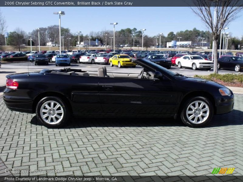 Brilliant Black / Dark Slate Gray 2006 Chrysler Sebring GTC Convertible