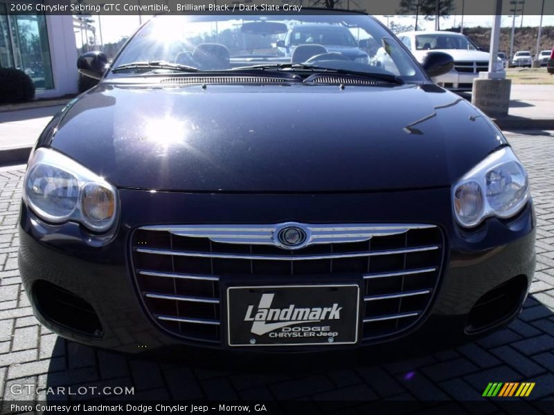 Brilliant Black / Dark Slate Gray 2006 Chrysler Sebring GTC Convertible