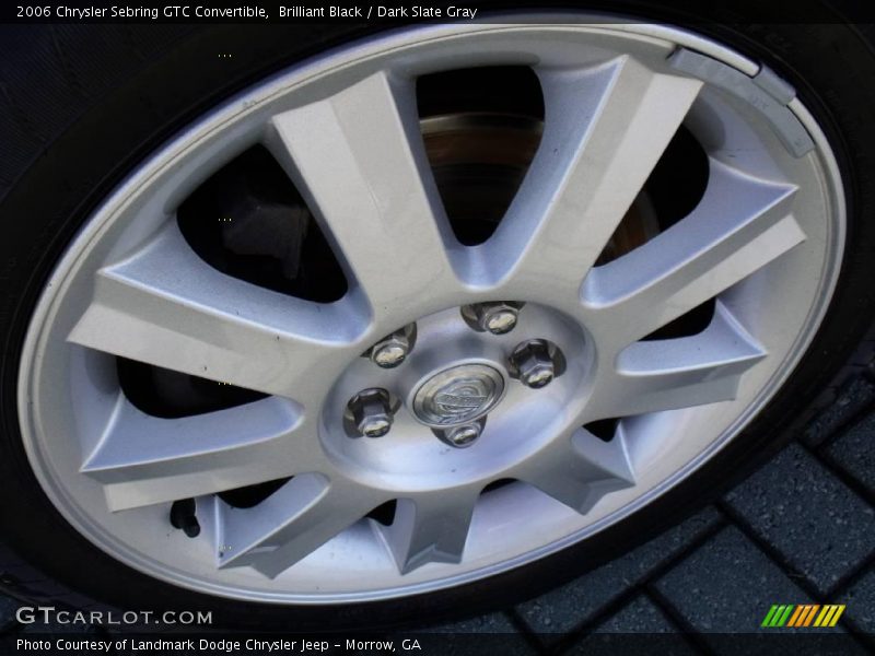 Brilliant Black / Dark Slate Gray 2006 Chrysler Sebring GTC Convertible