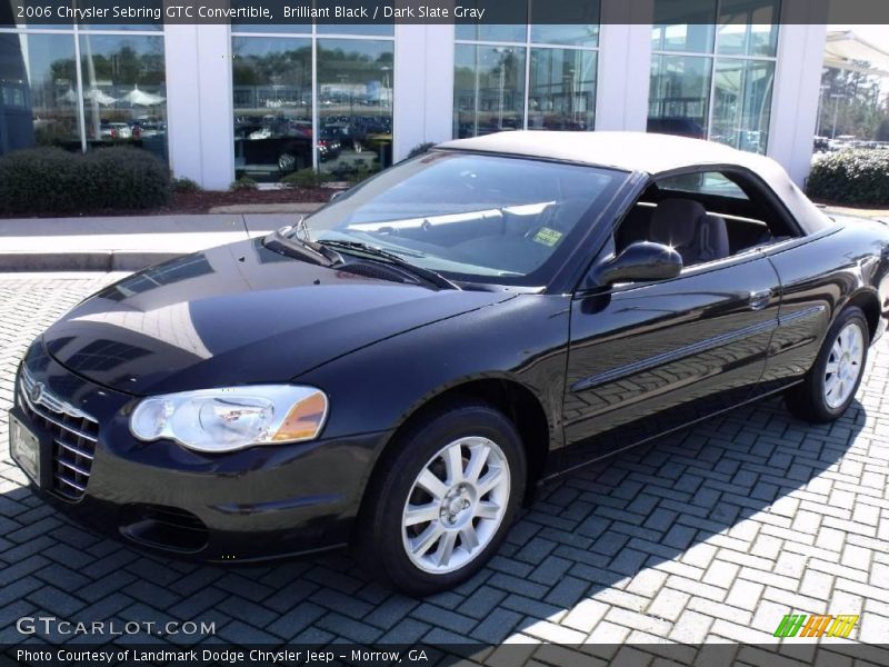 Brilliant Black / Dark Slate Gray 2006 Chrysler Sebring GTC Convertible