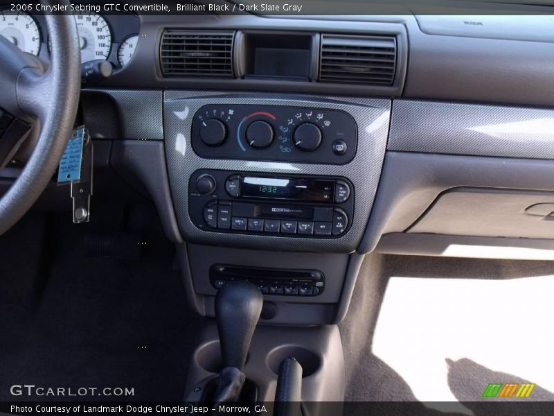Brilliant Black / Dark Slate Gray 2006 Chrysler Sebring GTC Convertible
