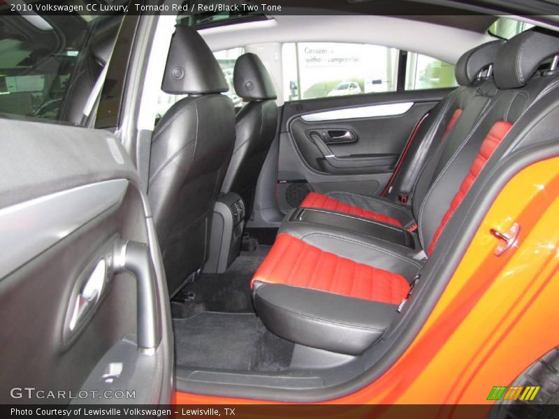 Tornado Red / Red/Black Two Tone 2010 Volkswagen CC Luxury