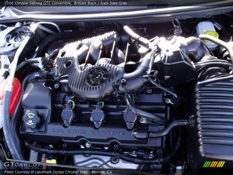 Brilliant Black / Dark Slate Gray 2006 Chrysler Sebring GTC Convertible