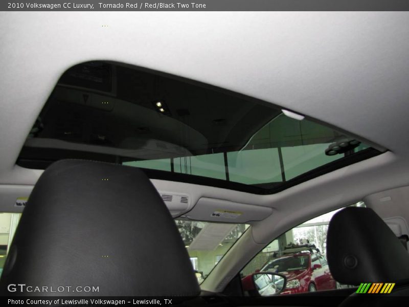 Tornado Red / Red/Black Two Tone 2010 Volkswagen CC Luxury