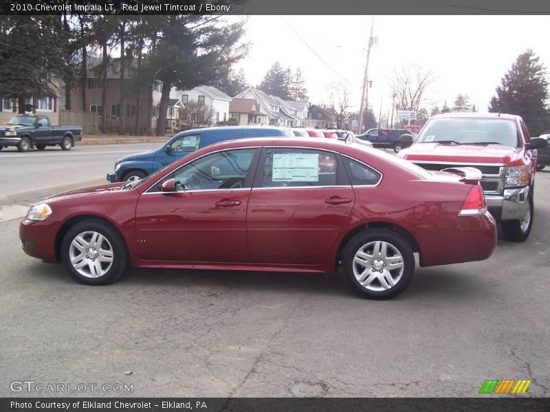 Red Jewel Tintcoat / Ebony 2010 Chevrolet Impala LT