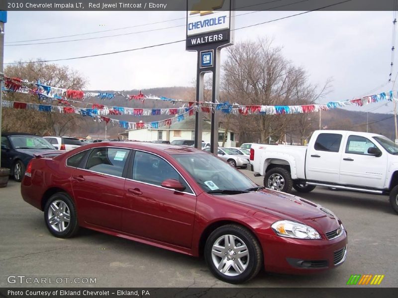 Red Jewel Tintcoat / Ebony 2010 Chevrolet Impala LT