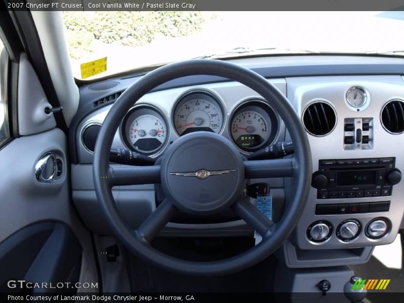 Cool Vanilla White / Pastel Slate Gray 2007 Chrysler PT Cruiser