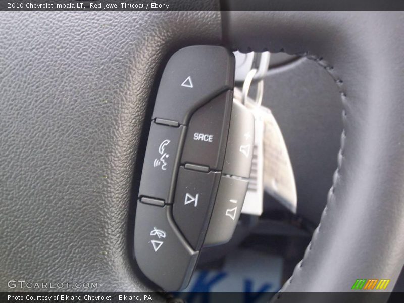 Red Jewel Tintcoat / Ebony 2010 Chevrolet Impala LT