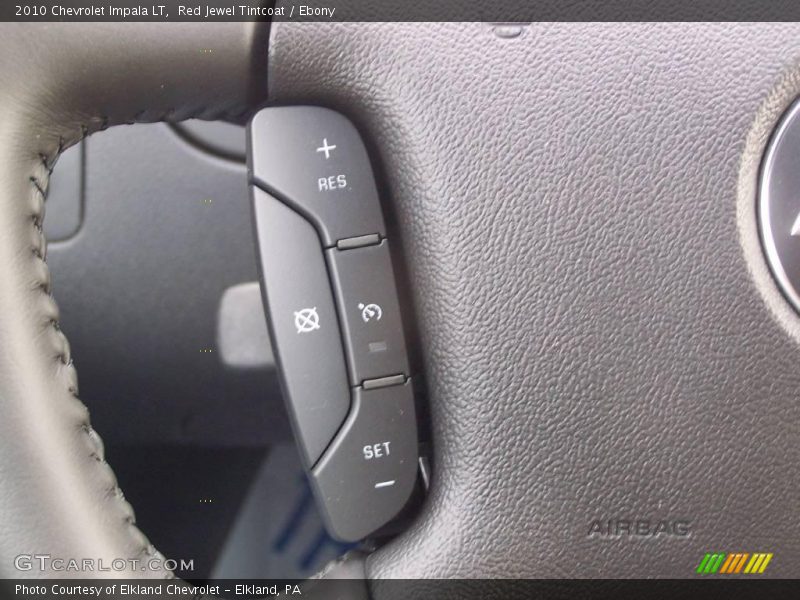 Red Jewel Tintcoat / Ebony 2010 Chevrolet Impala LT