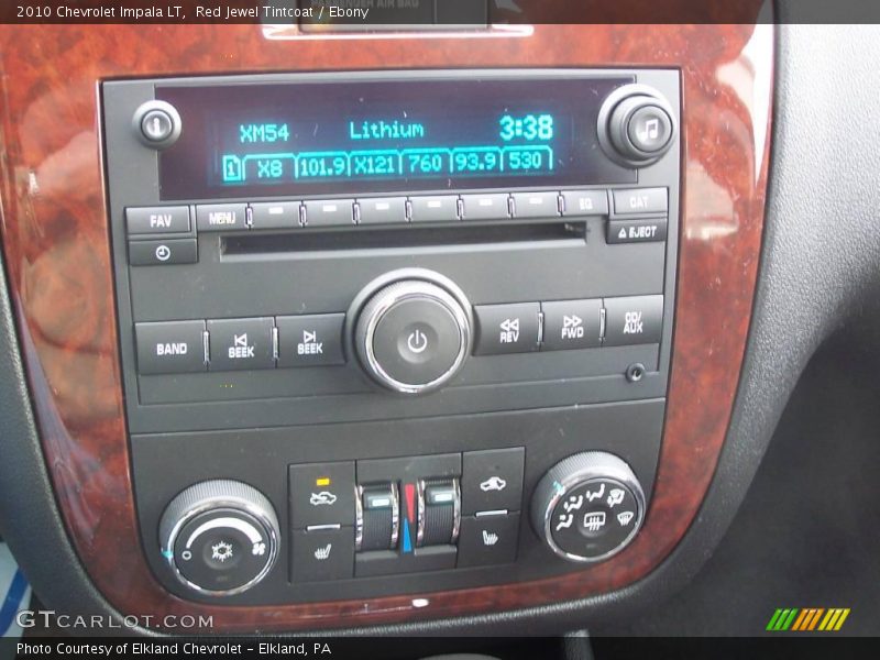 Red Jewel Tintcoat / Ebony 2010 Chevrolet Impala LT