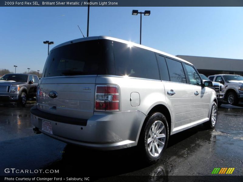 Brilliant Silver Metallic / Medium Light Stone 2009 Ford Flex SEL